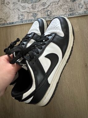 Nike Panda Black and White Low-Top Sneakers